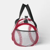 Sedona Red Baseball Muster Screwball Grafiken Duffle Bag (Rechts)