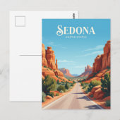 Sedona Red Rock Loop Road Arizona Postkarte (Vorne/Hinten)