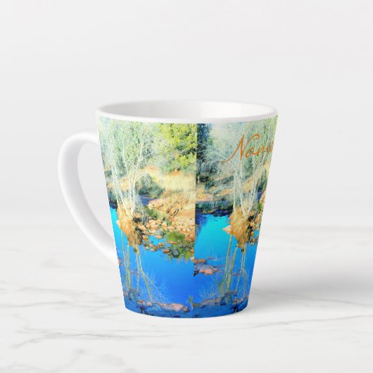 Sedona Red Rock Reflections Thunder_Cove Milchtasse (Linke Ecke)