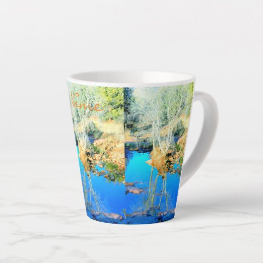 Sedona Red Rock Reflections Thunder_Cove Milchtasse (Rechte Ecke)