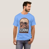 Sedona Red Rocks Badge vintage T-Shirt (Vorne ganz)