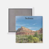 Sedona Red rocks Magnet (Vorderseite/Rückseite)