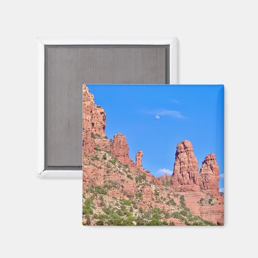 Sedona Red Rocks Magnet (Vorderseite/Rückseite)