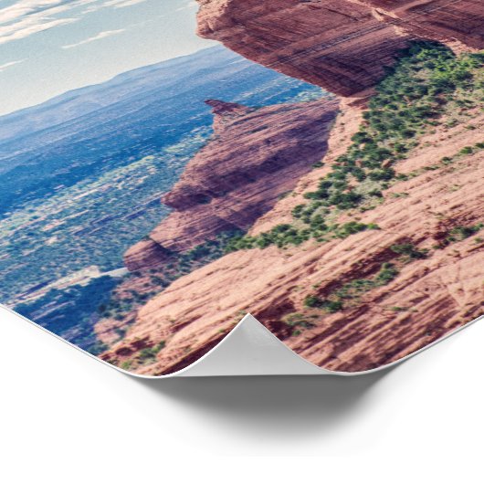 Sedona Red Rocks | Poster (Ecke)