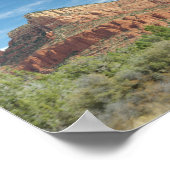 Sedona Red rocks Poster (Ecke)