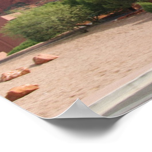 Sedona Red rocks Poster (Ecke)