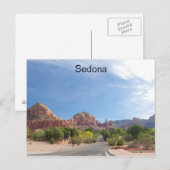 Sedona Red rocks Postkarte (Vorne/Hinten)