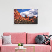 Sedona Red Rocks Wrapped Canvas Leinwanddruck (Insitu (Wohnzimmer))