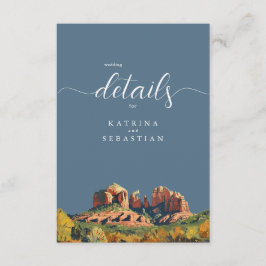 Sedona Rock Cathedral Rock Begleitkarte