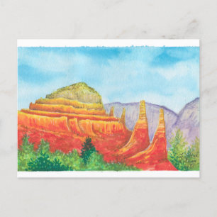 Sedona Rocks Postkarte