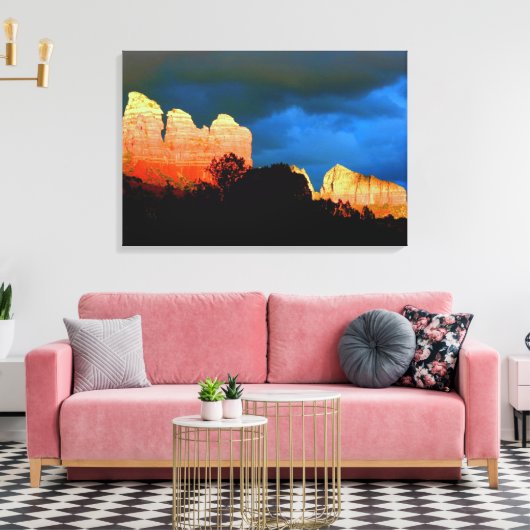 Sedona rote Felsen gewickelt Leinwand (Insitu (Wohnzimmer))