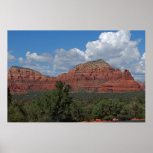 Sedona roter Felsen-Berg 082 Poster