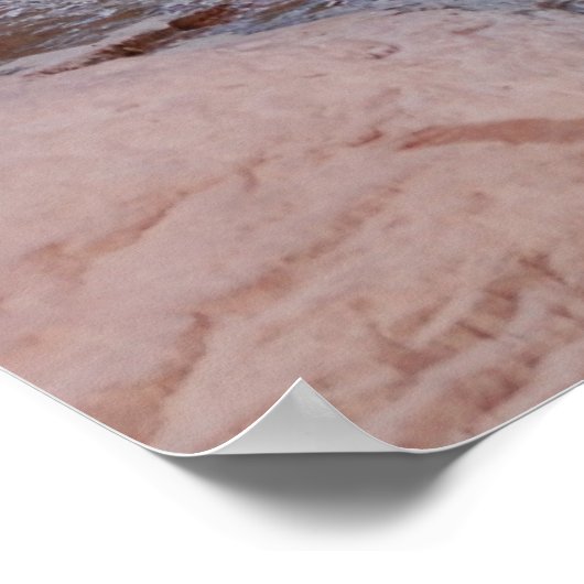 Sedona Slide Rock Print Poster (Ecke)