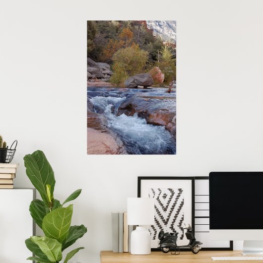 Sedona Slide Rock Print Poster (Heimbüro)