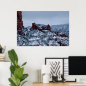 Sedona Snow on Snoopy Rock 2755 Poster (Heimbüro)