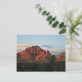 Sedona Sunset Postcard Postkarte (Stehend Vorderseite)