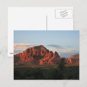 Sedona Sunset Postcard Postkarte (Vorne/Hinten)