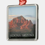Sedona Sunset Silbernes Ornament (Links)