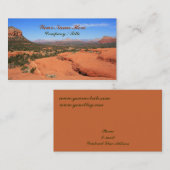 Sedona Tal Visitenkarte (Vorne/Hinten)