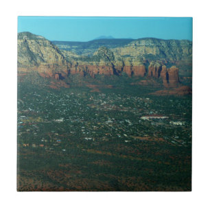 Sedona und Coffee Pot Rock aus der Luft Fliese