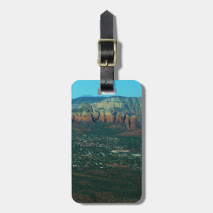 Sedona und Coffee Pot Rock aus der Luft Gepäckanhänger