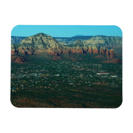 Sedona und Coffee Pot Rock aus der Luft Magnet (Horizontal)