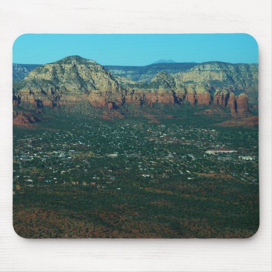 Sedona und Coffee Pot Rock aus der Luft Mousepad (Vorne)