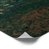 Sedona und Coffee Pot Rock aus der Luft Poster (Ecke)