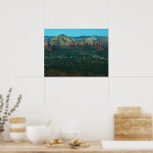 Sedona und Coffee Pot Rock aus der Luft Poster (Küche)