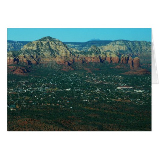 Sedona und Coffee Pot Rock von oben (Vorderseite (Horizontal))
