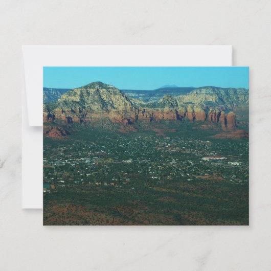 Sedona und Coffee Pot Rock von oben (Vorderseite)