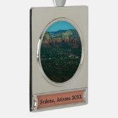 Sedona und Coffee Pot Rock von oben Banner-Ornament Silber (Rechts)