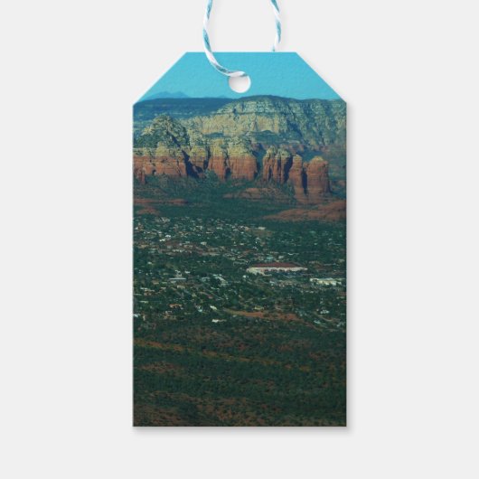 Sedona und Coffee Pot Rock von oben Geschenkanhänger (Vorderseite)