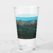 Sedona und Coffee Pot Rock von oben Glas (Rückseite)