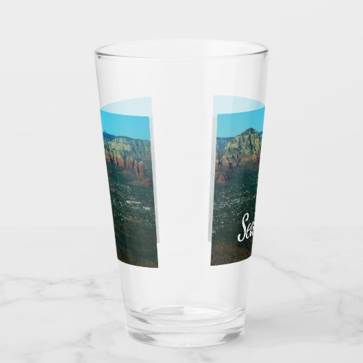 Sedona und Coffee Pot Rock von oben Glas (Rechts)
