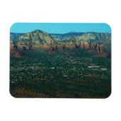 Sedona und Coffee Pot Rock von oben Magnet (Horizontal)