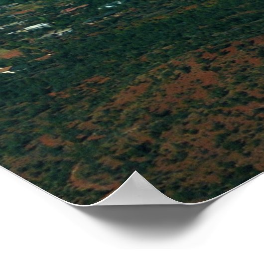 Sedona und Coffee Pot Rock von oben Poster (Ecke)