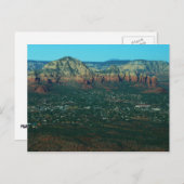 Sedona und Coffee Pot Rock von oben Postkarte (Vorne/Hinten)