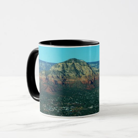 Sedona und Coffee Pot Rock von oben Tasse (Vorderseite Links)