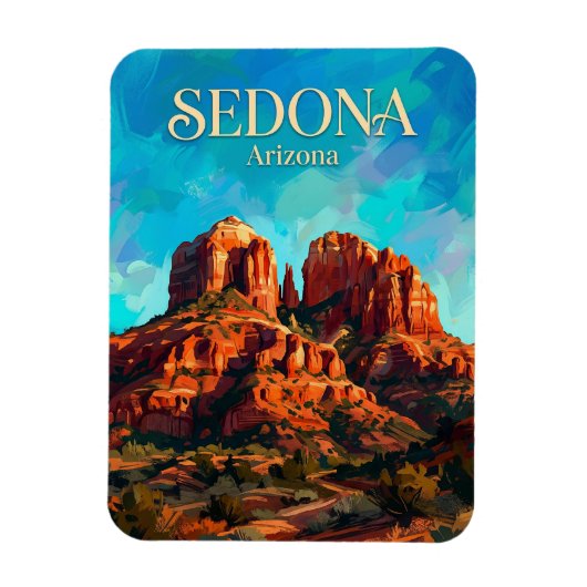 Sedona USA Magnet (Vertikal)