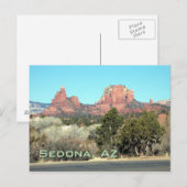 Sedona-View#4, Sedona, AZ Postkarte (Vorne/Hinten)