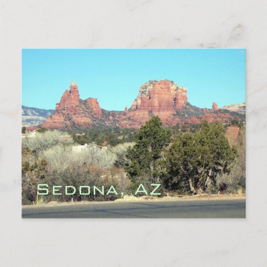 Sedona-View#4, Sedona, AZ Postkarte (Vorderseite)