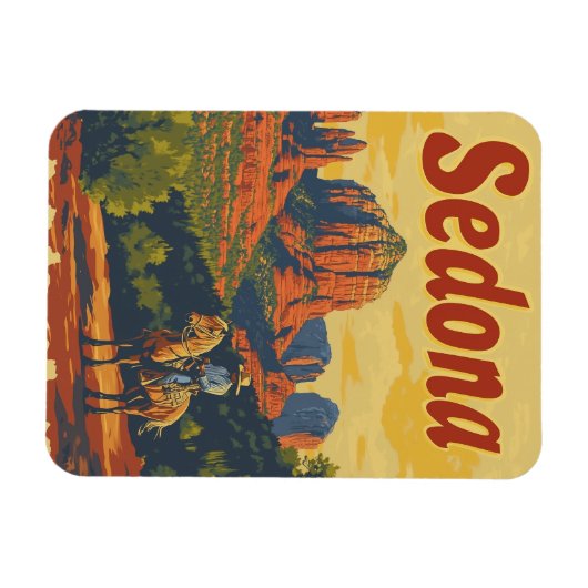 Sedona Vintag Magnet (Horizontal)