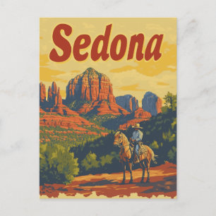 Sedona Vintag Postkarte