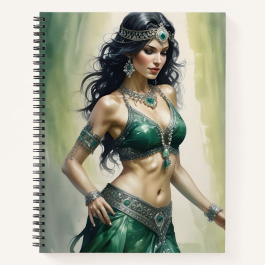 Seducción Esmeralda Notizblock (Vorderseite)