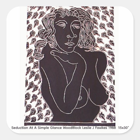 Seduction At A Simple Glance 7.6cm stickers  (Vorderseite)