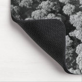 Sedum Herbstfreude (B&W) Mousepad (Ecke)