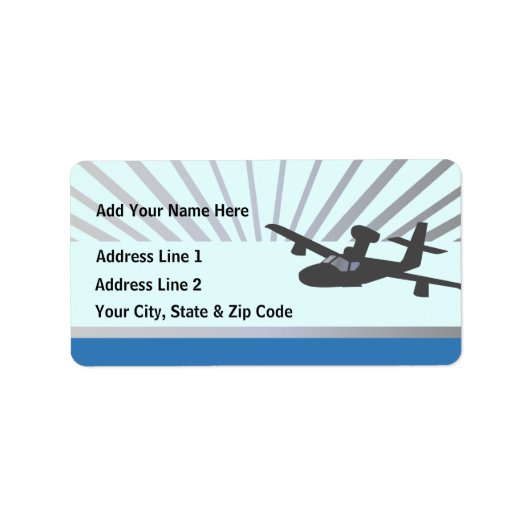 See Amphib Aviation Adressaufkleber (Vorne)