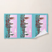 See-angenehmes Türkissaguaros-Tuch-Set Badhandtuch Set (Handtuch)