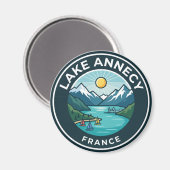 See Annecy Frankreich Magnet (Vorderseite/Rückseite)